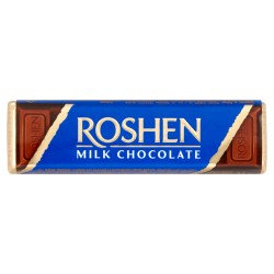 Baton de Ciocolata cu Umplutura de Lapte, Roshen, 43 g,  Baton Roshen de Ciocolata, Baton cu Umplutura, Gama Roshen, Baton de Ciocolata cu Lapte