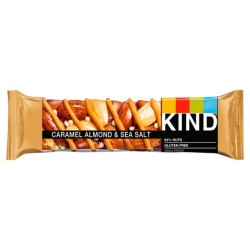 Baton Be-Kind Caramel Migdale Sare de Mare, 40g, Baton cu Caramel Migdale si Sare de Mare, Baton cu Nuci, Be-Kind Nut Bar, Baton Fara Gluten, Baton Bogat in Fibre, Baton pentru Dieta, Baton cu Migdale, Baton cu Caramel, Batoane Be-Kind