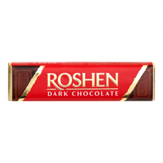 Baton de Ciocolata Neagra cu Umplutura de Fondant, Roshen , 43 g,  Baton Roshen de Ciocolata Neagra, Baton cu Umplutura, Gama Roshen Batoane, Baton de Ciocolata cu Fondant
