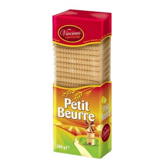Biscuiti Petit Beurre Vincinni, 200 g