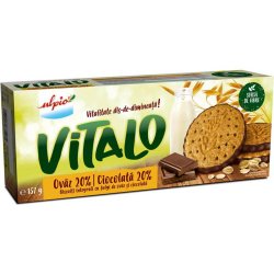 Biscuiti cu Ovaz si Ciocolata Ulpio Vitalo, 157 g, Biscuiti Ulpio, Biscuiti cu Cereale, Biscuiti din Ovaz, Biscuiti Ovaz, Biscuiti cu Fibre, Biscuiti Sanatosi, Biscuiti cu Ciocolata, Biscuiti Fibre, Biscuiti Snack, Snack Biscuiti, Biscuiti Integrali