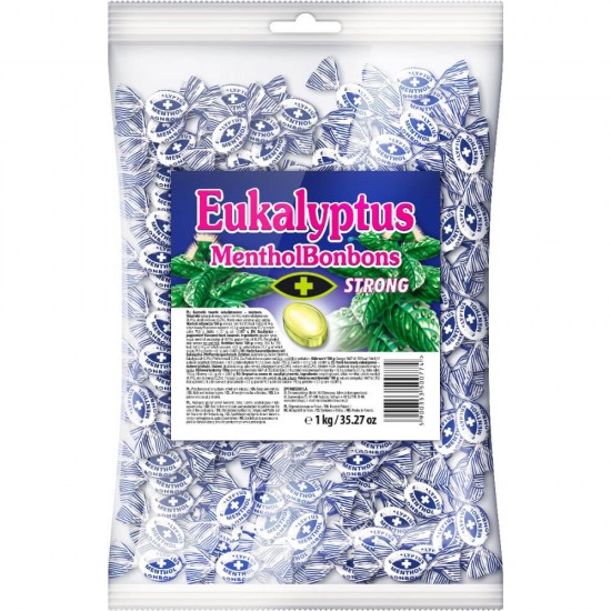 Bomboane Mentolate Extra Strong Mieszko Eukalyptus, 1 kg