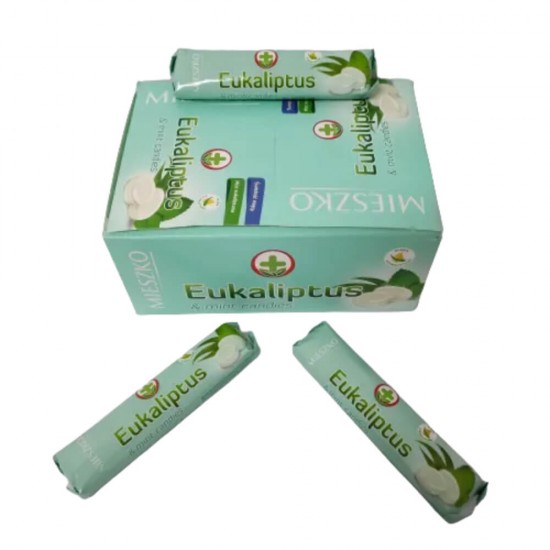 Set 24 Tuburi Bomboane Mentolate Mieszko Eukalyptus