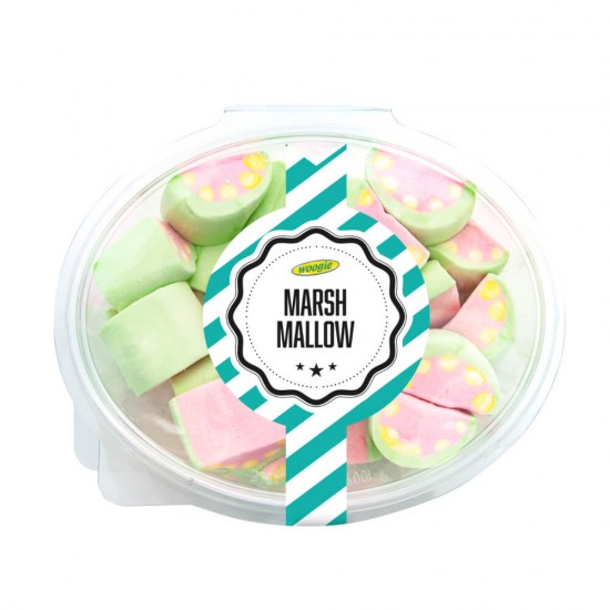 Marshmallow cu Pepene Verde Woogie, 140 g
