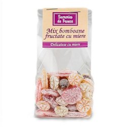 Dropsuri Fructate cu Miere Sucreries de France, 100 g, Bomboane Miere, Bomboane cu Fructe, Dropsuri cu Miere, Dropsuri cu Fructe, Bomboane Dropsuri, Dropsuri Bomboane, Dropsuri Gust Fructe, Dropsuri Gust Miere, Bomboane Gust Miere