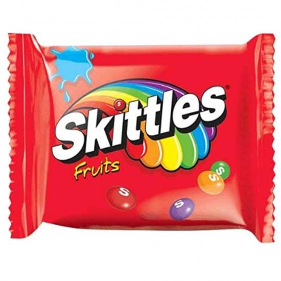 Bomboane Gumate cu Aroma de Fructe SKITTLES, 18 g, Bomboane Fructate, Bomboane cu Gust de Fructe, Bomboane Skittles, Dulciuri cu Aroma de Fructe, Bomboane de Guma, Dulciuri Gumate, Dulciuri Gumate cu Aroma de Fructe