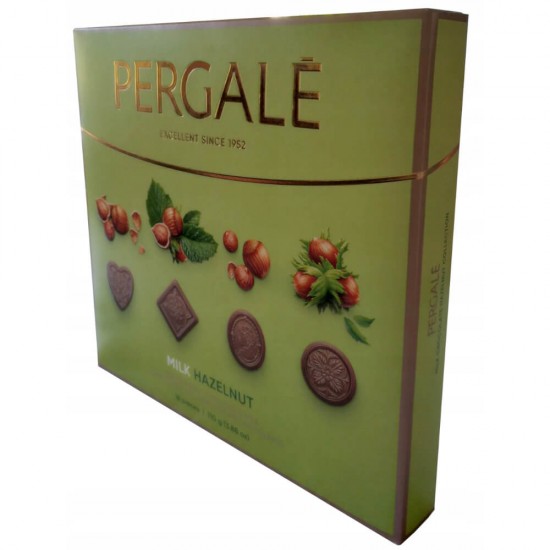 Bomboane Asortate cu Lapte si Alune Pergale, 110 g