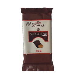 Ciocolata de Post cu Rom Crona Romana, 50 g