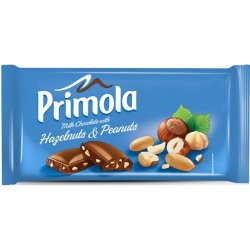 Ciocolata Primola Alune & Arahide, 80 g, Ciocolata Primola Alune si Arahide, Ciocolata Alune si Arahide, Ciocolata cu Alune si Arahide, Ciocolata Umpluta cu Alune si Arahide, Ciocolata Primola Arahide si Alune, Ciocolata Arahide si Alune