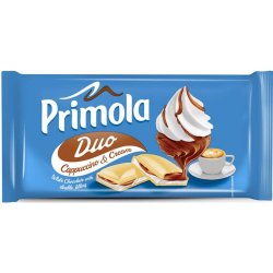 Ciocolata Alba Primola Duo Cappuccino & Frisca, 87 g, Ciocolata Primola Duo Cappuccino si Frisca, Ciocolata Primola Cappuccino si Frisca, Ciocolata Cappuccino si Frisca, Ciocolata cu Cappuccino si Frisca, Ciocolata cu Umplutura de Cappuccino si Frisca