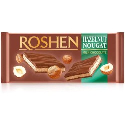 Ciocolata Alune Roshen Hazelnut, 90 g, Ciocolate, Ciocolate Roshen cu Alune, Roshen Ciocolata cu Alune, Roshen Ciocolata cu Alune Hazelnut, Dulciuri, Tablete Ciocolata, Roshen Hazelnut Ciocolata Aroma Alune, Ciocolata Roshen Hazelnut cu Crema Alune