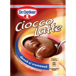 Ciocolata Calda Dr. Oetker Cioco Latte, 25 g, Ciocolata Calda Neagra, Ciocolata Calda Clasica, Bauturi Instant, Ciocolata Calda Cremoasa, Dr. Oetker Ciocolata Calda Clasica cu Aroma de Lapte si Cacao, Dr. Oetker Ciocolata Calda