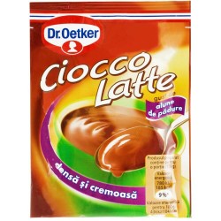 Ciocolata Calda Dr. Oetker Cioco Latte, 25 g, Aroma Alune de Padure, Ciocolata Calda Neagra, Ciocolata Calda Clasica, Bauturi Instant, Ciocolata Calda Cremoasa, Dr. Oetker Ciocolata Calda Clasica cu Alune de Padure, Dr. Oetker Ciocolata Calda