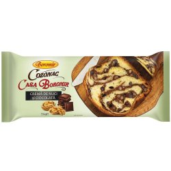 Cozonac Casa Boromir cu Crema de Nuci si Ciocolata, 550 g, Cozonac Boromir, Cozonac Ambalat, Cozonac cu Nuci, Cozonac cu Ciocolata, Cozonaci Boromir, Cozonaci Ambalati, Cozonac Preparat, Cozonaci Preparati