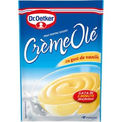 Creme Desert Ole Dr. Oetker, 80 g, Aroma Vanilie, Creme pentru Desert Dr Oetker cu Vanilie, Creme Ole cu Vanilie pentru Desert, Praf pentru Desert Dr Oetker, Praf pentru Creme, Mixuri pentru Creme, Praf pentru Budinca