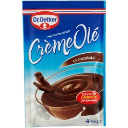 Creme Desert Ole Dr. Oetker, 84 g, Aroma Ciocolata, Creme pentru Desert Dr Oetker cu Ciocolata, Creme Ole cu Ciocolata pentru Desert, Praf pentru Desert Dr Oetker, Praf pentru Creme, Mixuri pentru Creme, Praf pentru Budinca