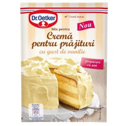 Praf Crema Prajitura cu Vanilie Dr. Oetker, 140 g, Praf Crema Prajitura Vanilie Dr. Oetker, Mix Creme cu Gust de Vanilie Dr Oetker, Dr. Oetker Amestec Crema Prajitura cu Vanilie, Mix pentru Crema Prajitura Aroma Vanilie, Creme Instant Dr. Oetker