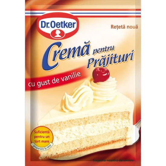 Praf Crema Prajitura cu Vanilie Dr. Oetker, 50 g, Praf Crema Prajitura Vanilie Dr. Oetker, Mix Creme pentru Preparat Prajitura cu Gust de Vanilie Dr Oetker, Dr. Oetker Amestec Crema Prajitura cu Vanilie, Mix pentru Crema Prajitura Aroma Vanilie