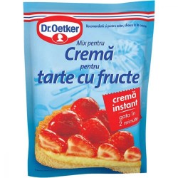 Praf Crema Tarte cu Fructe Dr. Oetker, 55 g, Aroma Vanilie, Praf Crema Tarta Dr. Oetker, Mix Creme Tarte cu Fructe Dr Oetker, Dr. Oetker Amestec Crema Prajituri si Eclere, Mix pentru Crema Tarte cu Fructe, Creme Instant Dr. Oetker