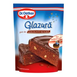 Glazura cu Gust de Ciocolata Neagra Dr.Oetker Decor, 100g, Glazura, Glazura Ciocolata Neagra, Glazura Prajituri, Glazura pentru Prajituri, Glazura de Ciocolata Neagra, Glazura Tort, Glazura pentru Tort, Glazura Turta Dulce, Glazura Briose