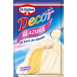 Glazura cu Gust de Lamaie Dr.Oetker Decor, 100g, Glazura, Glazura cu Lamaie, Glazura Prajituri, Glazura pentru Prajituri, Glazura de Lamaie, Glazura Tort, Glazura pentru Tort, Glazura Turta Dulce, Glazura Briose, Glazura Biscuiti