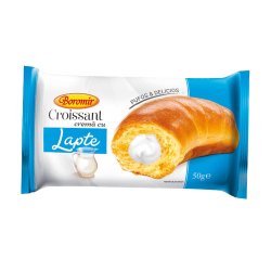 Croissant cu Crema de Lapte Boromir, 50 g, Croissant cu Lapte, Croissant cu Lapte, Corn cu Lapte, Corn cu Lapte, Corn Crema Lapte, Croissant Crema Lapte, Croissant Boromir, Corn Boromir, Corn cu Crema de Lapte, Corn cu Crema de Lapte
