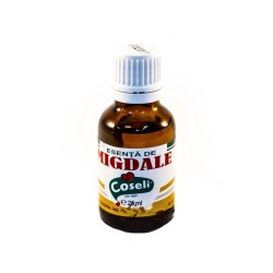 Esenta de Migdale Coseli, 25 ml, Esente pentru Prajituri, Esenta de Migdale pentru Prajituri, Coseli Esente de Migdale, Esenta Migdale pentru Deserturi, Esente Sticlute Coseli, Esenta cu Aroma de Migdale, Sticluta cu Esenta de Migdale