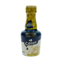 Esenta de Vanilie Coseli, 38 ml, Esente pentru Prajituri, Esenta de Vanilie pentru Prajituri, Coseli Esente de Vanilie, Esenta Vanilie pentru Deserturi, Esente Sticlute Coseli, Esenta cu Aroma de Vanilie, Sticluta cu Esenta de Vanilie