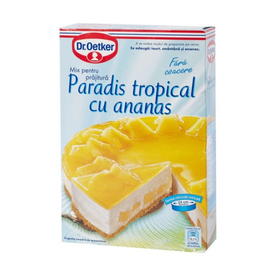 Mix pentru Prajitura Paradis Tropical cu Ananas Dr. Oetker, 287 g, Mix Prajitura Paradis Tropical, Paradis Tropical Dr. Oetker, Mix Prajitura cu Ananas, Mix Paradis Tropical Dr. Oetker, Paradis Tropical Mix, Prajitura Paradis Tropical