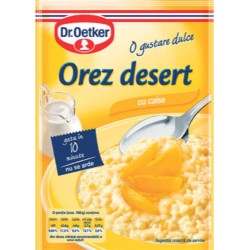 Orez Desert cu Caise DR. OETKER, 124 g, Desert de Orez, Budinca de Orez, Orez cu Lapte, Budinca de Orez cu Caise, Desert de Orez cu Caise, Budinca de Orez Dr. Oetker, Desert de Orez cu Lapte, Desert de Orez cu Caise