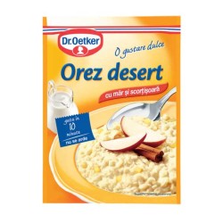 Orez Desert cu Mar si Scortisoara DR. OETKER, 124 g, Desert de Orez, Budinca de Orez, Budinca de Orez cu Mar si Scortisoara, Desert de Orez cu Mar si Scortisoara, Budinca de Orez Dr. Oetker, Desert de Orez cu Lapte, Desert de Orez cu Mar si Scortisoara