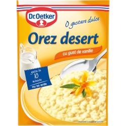 Orez Desert cu Vanilie DR. OETKER, 124 g, Desert de Orez, Budinca de Orez, Orez cu Lapte, Budinca de Orez cu Vanilie, Desert de Orez cu Vanilie, Budinca de Orez Dr. Oetker, Desert de Orez cu Lapte, Desert de Orez cu Vanilie