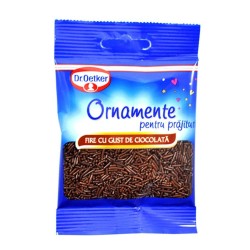 Ornamente pentru Prajituri DR. OETKER, Ciocolata, 30 g, Ornamente de Ciocolata, Ornamente pentru Deserturi, Ornamente de Ciocolata pentru Prajituri, Ornamente pentru Dulciuri, Ornamente pentru Decor Deserturi, Ornamente de Cioclata pentru Dulciuri