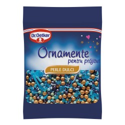Ornamente Colorate pentru Prajituri DR. OETKER, Zahar, 30 g, Perle Dulci, Ornamente de Zahar, Ornamente pentru Deserturi, Perle de Zahar pentru Prajituri, Ornamente pentru Dulciuri, Ornamente pentru Decor Deserturi, Perle Colorate pentru Deserturi