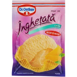 Praf de Inghetata cu Gust de Caise Dr. Oetker, 60 g, Praf pentru Inghetata, Praf Inghetata Caise, Praf Inghetata Dr. Oetker, Praf de Inghetata Caise