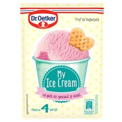 Praf de Inghetata cu Gust de Zmeura si Iaurt Dr. Oetker, 65 g, Praf pentru Inghetata, Praf Inghetata Zmeura si Iaurt, Praf Inghetata Dr. Oetker, Praf de Inghetata Zmeura si Iaurt