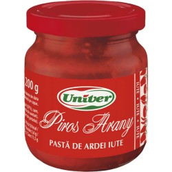 Pasta de Ardei Iute Univer Piros Arany, 200 g Pasta de Ardei Iute Univer Piros Arany, 200 g