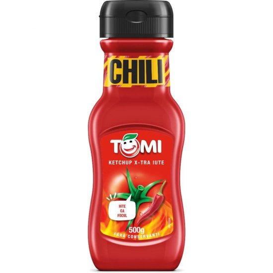 Ketchup cu Chili Tomi, 500 g, Ketchup Tomi cu Chili, Ketchup Tomi Chili, Tomi Chili Ketchup, Ketchup Chili Tomi, Ketchup Picant Tomi, Ketchup Iute Tomi, Tomi Ketchup Chili, Tomi Ketchup cu Chili, Tomi Ketchup X-tra Iute, Tomi Ketchup Extra Iute