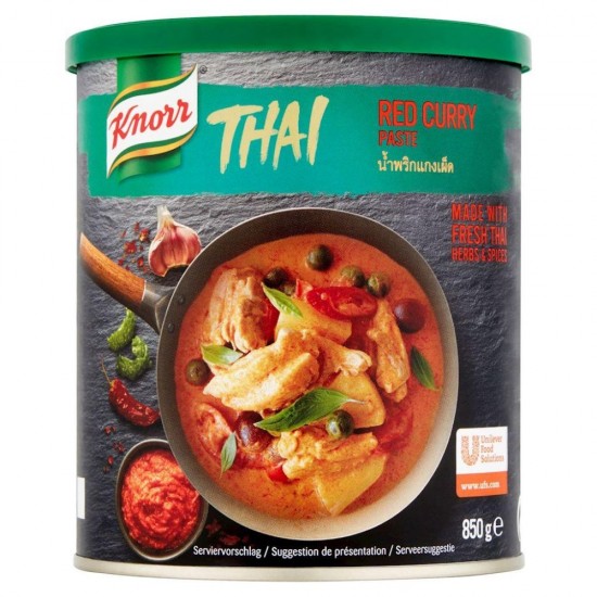 Sos Thai Red Curry Knorr, 1 L, Sos Thai Knorr, Sos de Thai pentru Gatit, Sos Curry Rosu, Sos de Curry Rosu, Sos Curry, Sos Knorr, Sosuri Curry, Sosuri Curry Knorr