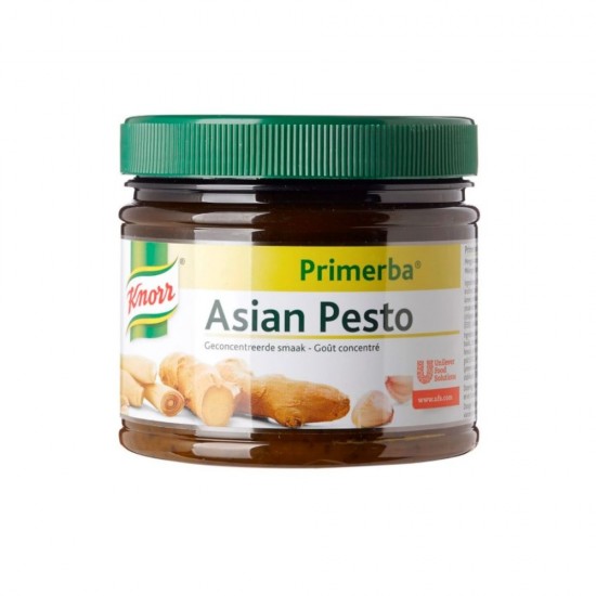 Sos Primerba Asian Pesto Knorr, 340 g, Sos Asian Pesto, Sos Pesto cu Ghimbir, Sos Asian Pesto cu Ghimbir, Sos Pentru Gatit cu Ghimbir, Sos cu Ghimbir, Sosuri Knorr, Sosuri Pesto pentru Gatit, Sosuri Pesto 