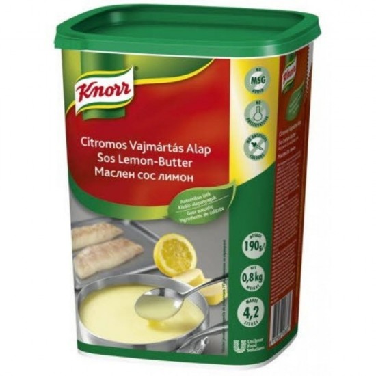 Sos Lemon Butter Knorr, 800 g, Sos de Lamaie, Sos pentru Gatit, Sos Knorr pentru Carne, Sos Instant pentru Carne, Sos Instant, Sos Knorr, Sos Knorr pentru Carne, Sos pentru Peste, Sos pentru Preparate din Carne, Sos de Lamaie cu Unt