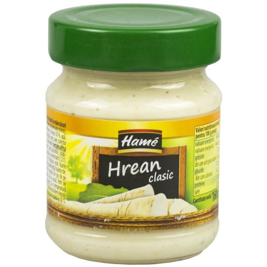 Hrean Clasic Hame 160g, Pasta de Hrean, Hrean Clasic, Hrean Classic Hame, Hrean Classic, Pasta de Hrean Hame, Hrean la Borcan