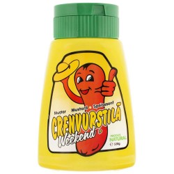 Mustar Natural Crenvurstila Weekend, 320 g, Mustaruri, Crenvurstila Mustar Natural 320 g, Mustar Crenvurstila 320 g, Crenvurstila Mustaruri 320 g, Mustaruri Crenvurstila Weekend, Tuburi cu Mustar Crenvurstila, Tub de Mustar Simplu, Mustar Clasic