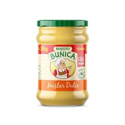 Mustar Dulce Bunatati de la Bunica, 300 g, Mustar Bunica, Mustar Dulce Bunica, Bunatati de la Bunica Mustar Dulce, Bunica Mustar Dulce, Mustar de la Bunica, Mustar Dulce de la Bunica, Mustar 300 g, Mustar Borcan, Mustar la Borcan