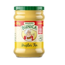 Mustar Fin Bunatati de la Bunica, 300g, 8 Buc/Bax, Mustar, Mustar Fin, Mustar Bunatati de la Bunica, Bunatati de la Bunica Mustar, Mustar Bunica, Mustar de Casa, Mustar Romanesc, Mustar Bunica Fin 