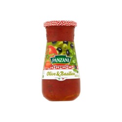 Sos Olive & Basilico Panzani, 400 g, Sos pentru Paste cu Masline si Busuioc, Sos Paste cu Busuioc, Sos Aromat pentru Paste, Sos Paste cu Rosii, Sos Olive and Basilico pentru Paste, Sos de Rosii pentru Paste, Sosuri Panzani, Sosuri pentru Paste