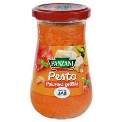 Sos Pesto cu Ardei Copti Panzani, 190 g, Sos pentru Paste cu Ardei Copti, Sos Paste Pesto, Sos de Ardei Copti pentru Paste, Sos Paste cu Ardei Copti, Sosuri Panzani, Sosuri pentru Paste, Sosuri de Ardei pentru Spaghete, Sos de Ardei Panzani