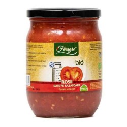 Rosii Date pe Razatoare, Bio, Feragro, 480 g, Bio Sos de Rosii Date pe Razatoare Feragro, Rosii Bio Date pe Razatoare, Rosii Bio Razuite, Rosii Razuite Feragro, Sos Rosii Razuite, Rosii la Borcan, Rosii Razuite la Borcan, Borcan Rosii Razuite