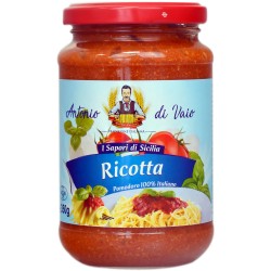 Sos pentru Paste Antonio Di Vaio Ricotta, 350g, Sos Paste, Sos cu Rosii, Sos pentru Paste, Sos Paste Antonio Di Vaio, Sos Ricotta pentru Paste, Sos Paste Fara Carne, Sos Paste Ricotta, Sos Pentru Paste Gata Preparat