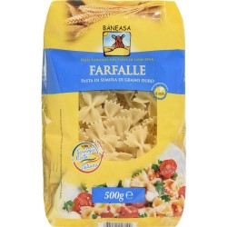 Farfalle din Grau Dur Baneasa, 500 g, Paste Fainoase Farfalle, Paste Fainoase Baneasa, Paste din Grau Dur, Paste Fainoase de Grau Dur, Punga de Paste Farfale, Paste Farfale la Punga, Macaroane din Grau Dur